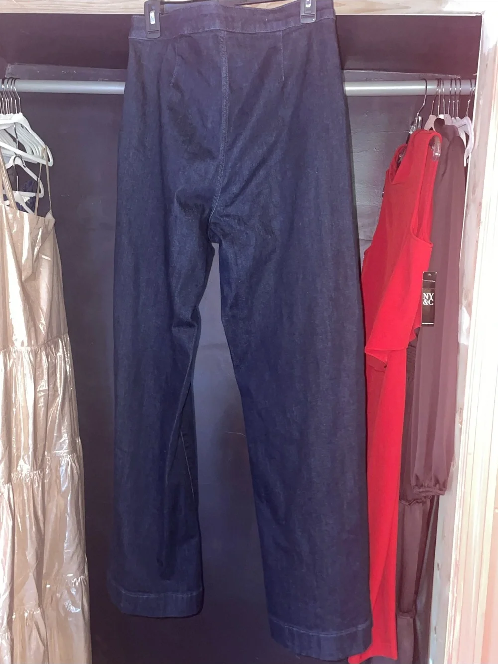 Lauren Conrad Sailor wide leg jeans